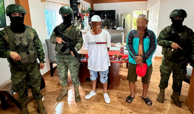Militares allanaron casas de cabecilla narco en Manabí