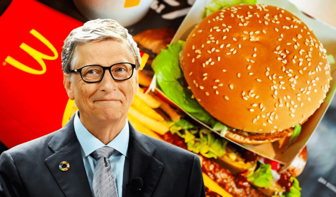 Bill Gates y su pase VIP para comer en McDonald’s sin pagar