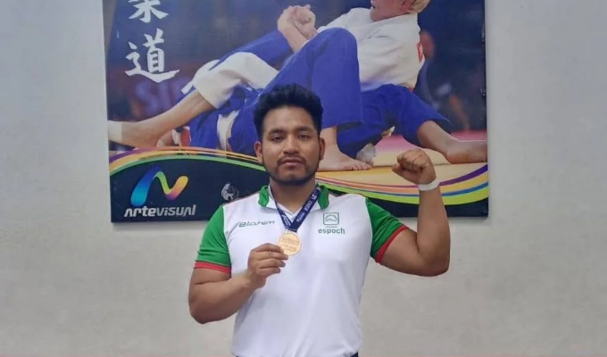 Henry Padilla, el judoca que representará a Ecuador en Alemania