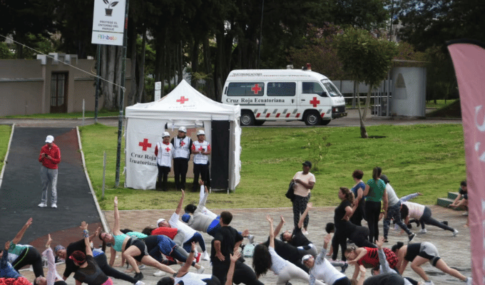 Cruz Roja brindó 32 atenciones en la Fiesta de Ambato 2025