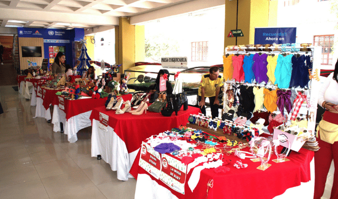 Gran feria de emprendimientos en la Fiesta de Ambato 2025