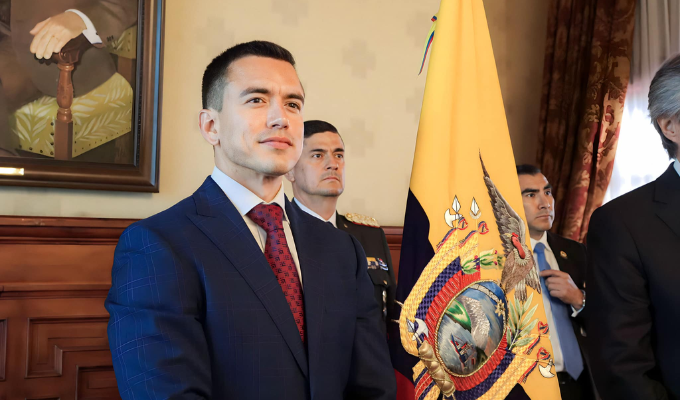 Daniel Noboa quiere una Asamblea Constituyente si gana en abril