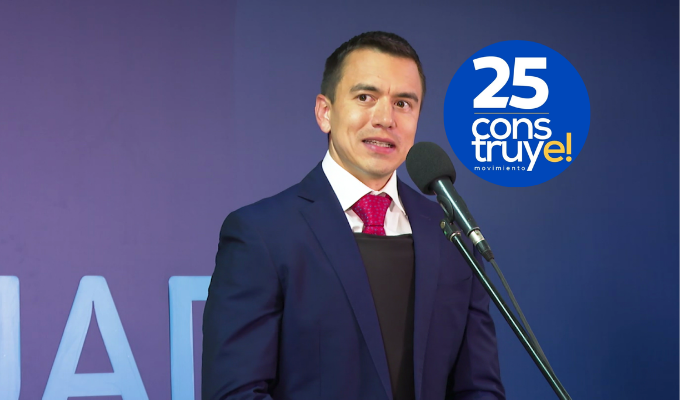 ¡Movimiento CONSTRUYE se une a Daniel Noboa en la segunda vuelta!