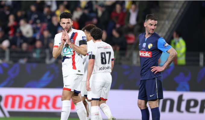¡Goleada brutal! PSG humilló 7-0 en los cuartos de final.