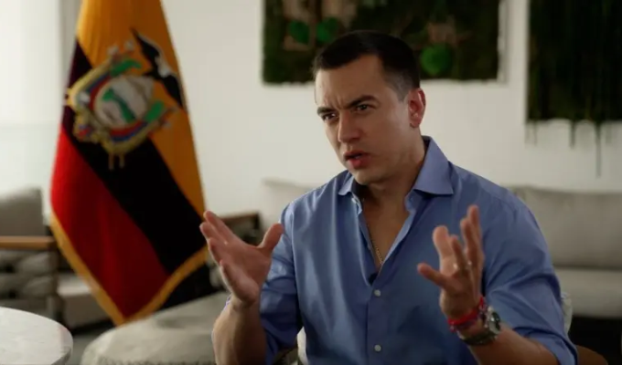 Noboa extiende estado de excepción en 7 provincias y Quito