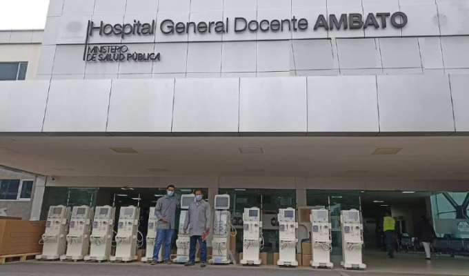 Balas y terror en el Hospital Docente Ambato