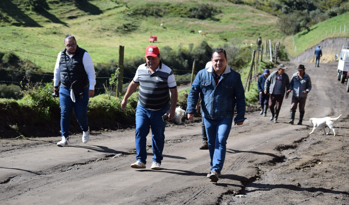 ¡Asfaltado! Nueva vía en Mauca Corral beneficiará a productores