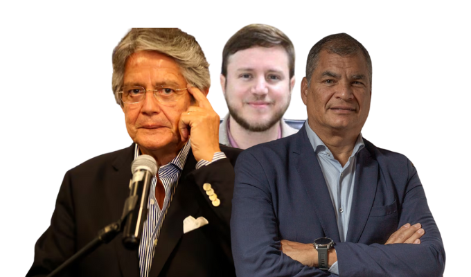 ¡Guerra en X! Correa, Lasso y Verduga se lanzan indirectas
