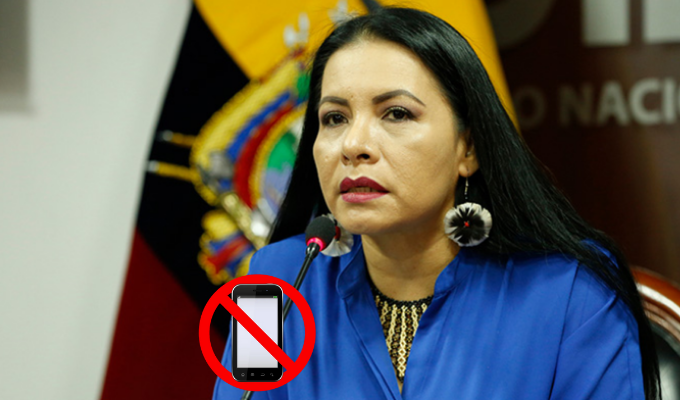 ¡Sin celulares en las urnas!