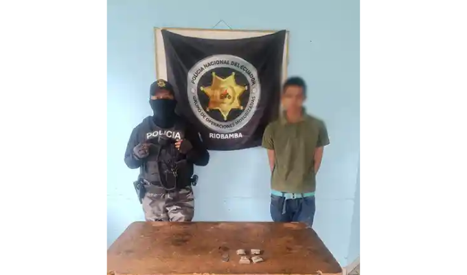 ¡Venezolano cae con marihuana en Riobamba!
