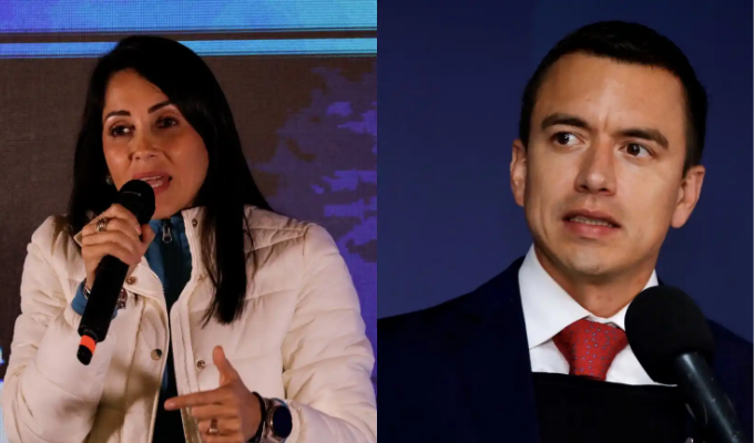 Campañas de Luisa González y Daniel Noboa: lejos de la gente