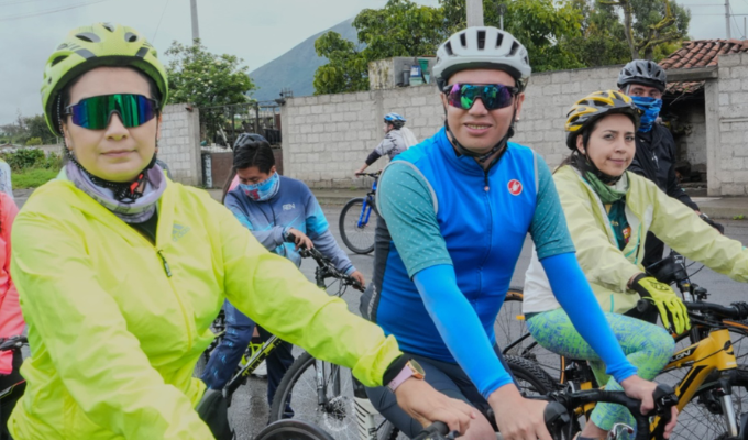 ¡Salcedo pedalea contra las drogas!