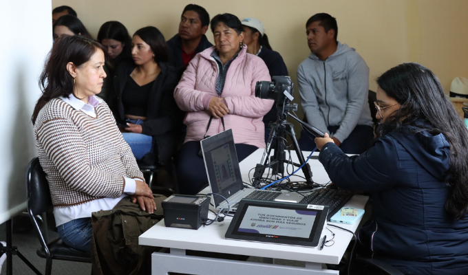 ¡Éxito total en brigada de cedulación en Mocha!