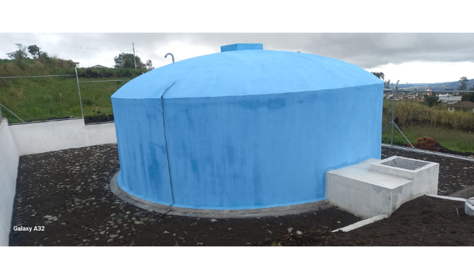 Nuevo tanque reservorio de agua potable beneficia a Quinchicoto