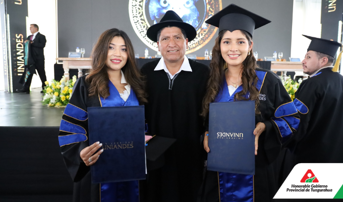 Prefecto de Tungurahua celebra la graduación de nuevos profesionales