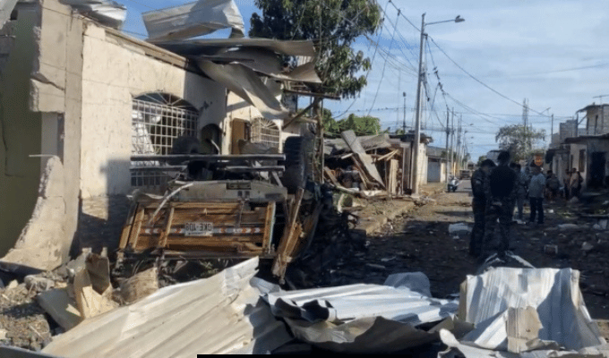 Explosión en Machala deja destrucción y heridos