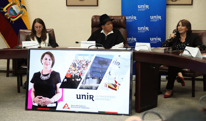 Beca especial y acceso a educación con acuerdo Tungurahua-UNIR