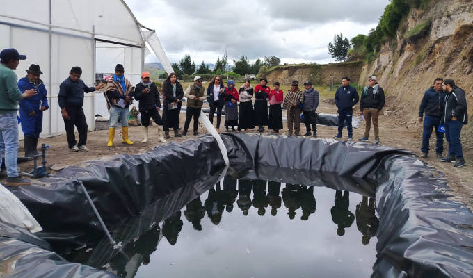 Capacitación en la Planta de Abonos de Pilahuín