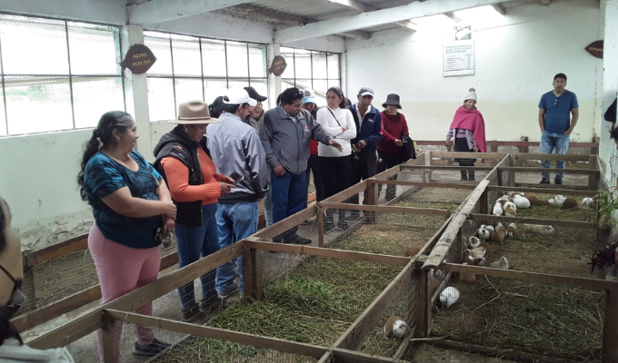 Agricultores de Tungurahua fortalecen sus conocimientos agroecológicos