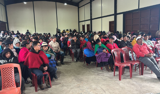 Tungurahua apuesta por el agua y la producción en Pilahuín
