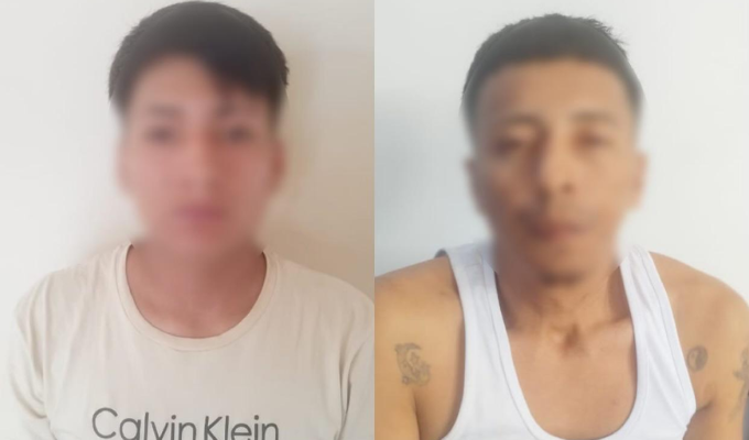 Presuntos delincuentes fueron atrapados con armas, droga y celulares