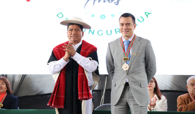 ¡Felicitación al Presidente electo Daniel Noboa Azín!