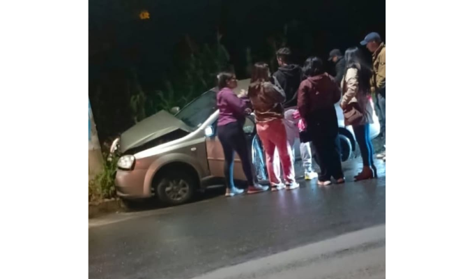 Accidente de tránsito en Guaranda deja joven herida