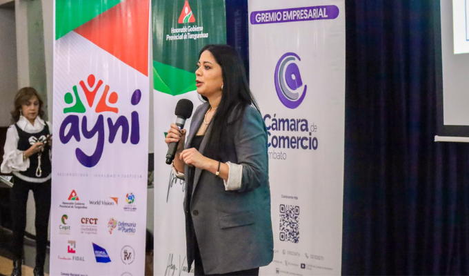 Jóvenes de Tungurahua alzan la voz en encuentro de liderazgo