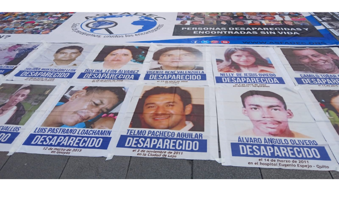 Desapariciones en Ecuador se cuadruplicaron en los últimos 4 años