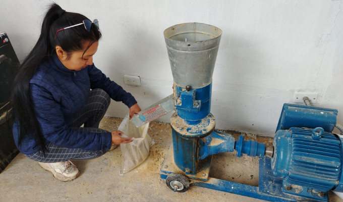 Producción de balanceado en Pasa fortalece a los pequeños productores