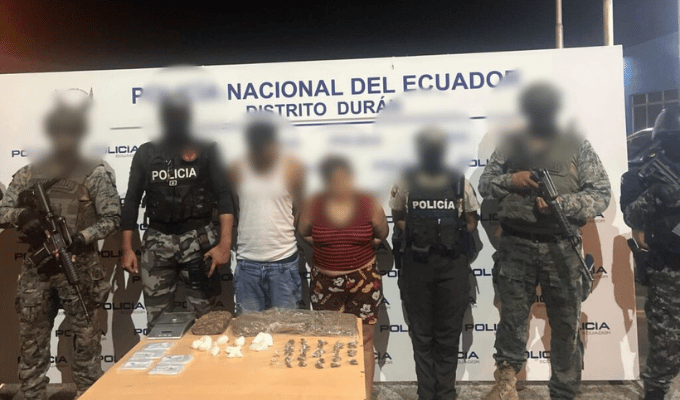 ¡Cayeron con droga en Durán! Dos detenidos en operativo sorpresa