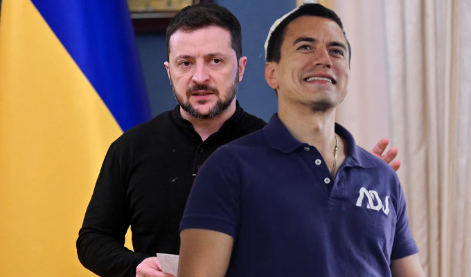 ¡Zelenski felicita a Noboa y propone acuerdo comercial con Ucrania!