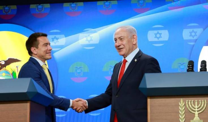 Noboa y Netanyahu se declaran aliados contra los "enemigos comunes"