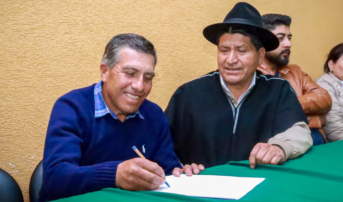 ¡Agua segura en camino! Hualcanga tendrá nueva planta potabilizadora