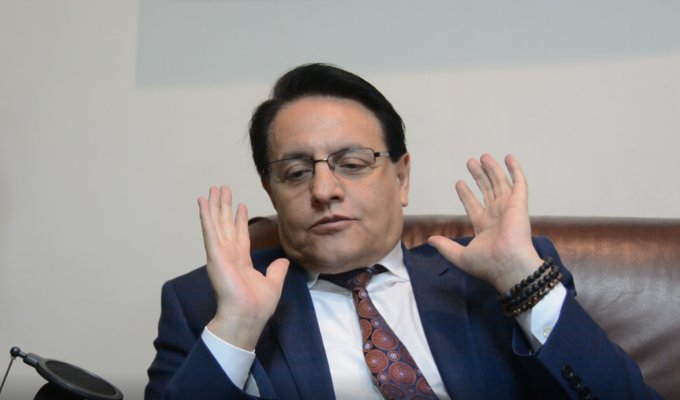 Fernando Villavicencio confirma precandidatura a la Presidencia