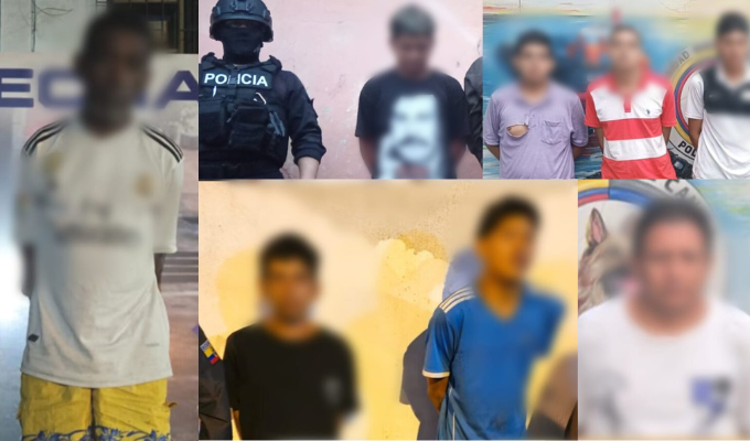 Caen 11 personas por tráfico de drogas en Guayaquil