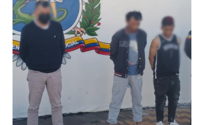 ¡Cayeron en Ambato! Tres de “Los Lobos” fueron atrapados por extorsión