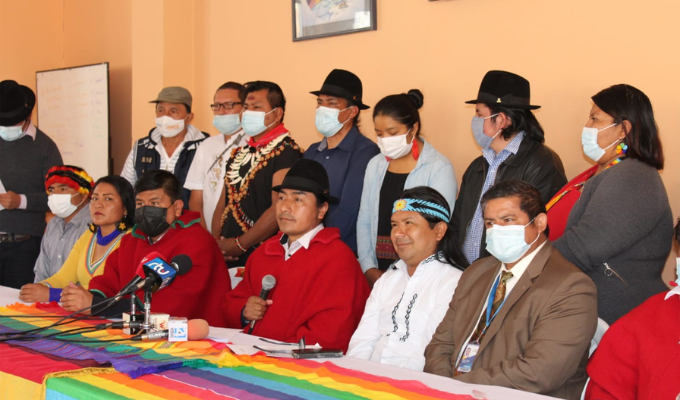 Pachakutik se planta y niega pacto con el Gobierno