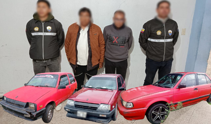 ¡Cae banda de roba carros en Tungurahua!