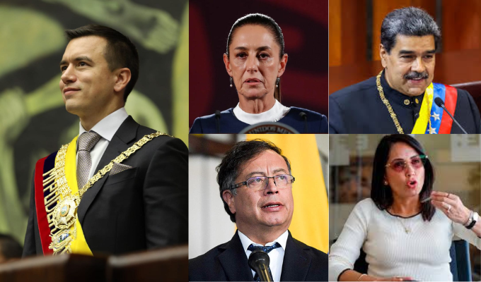 Los líderes que se resisten a reconocer la victoria de Daniel Noboa