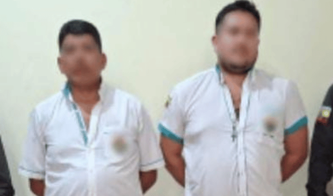 ¡Municiones en bus público! Dos detenidos en Orellana