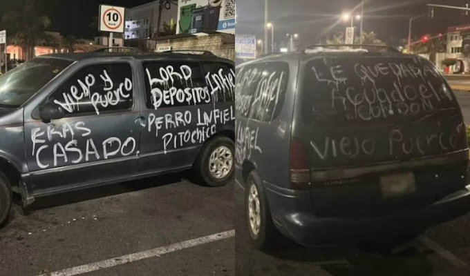‘Eras casado, infiel’: Carro Rayado Expone la Doble Vida de un Hombre