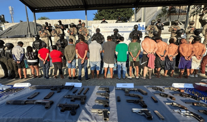 Megaoperativo “Apolo 18” deja 32 detenidos y un arsenal incautado