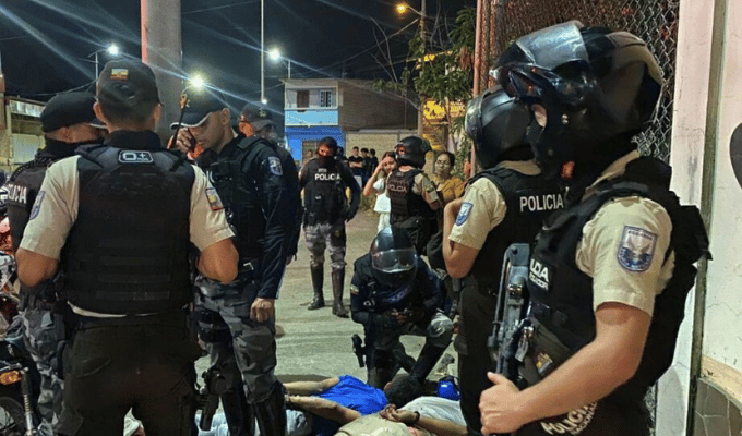 ¡Balacera en las calles de Manta!