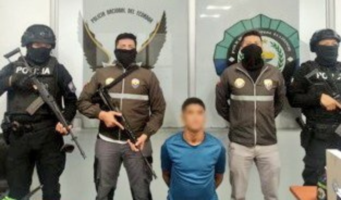 ¡Cayó “El Tuerto”! Presunto asesino fue capturado en Portoviejo