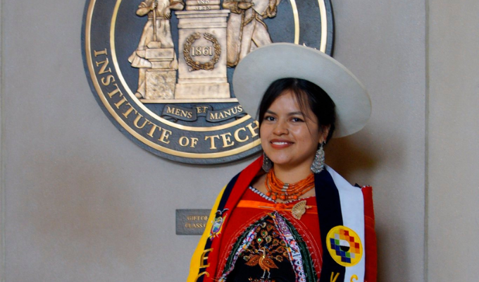 Soledad Chango, la primera mujer Kichwa Salasaka en graduarse del MIT
