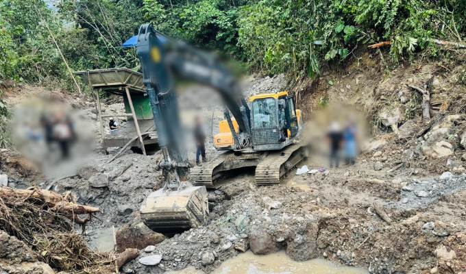 Cae por minería ilegal en Macas