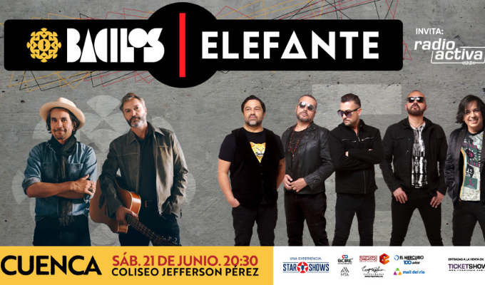 ¡Cuenca vibrará con Bacilos y Elefante en una noche inolvidable!