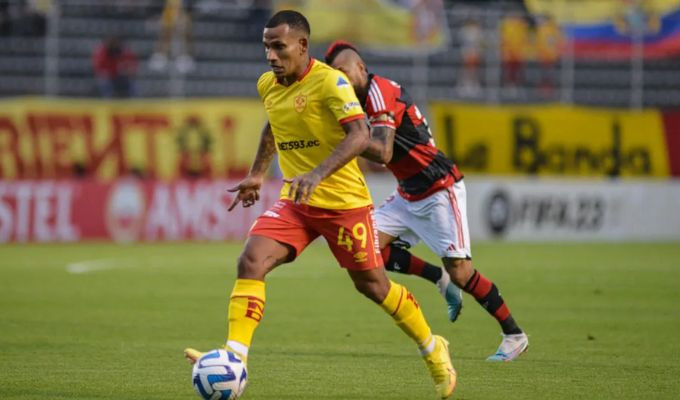 Aucas y Flamengo empatan en Copa Libertadores