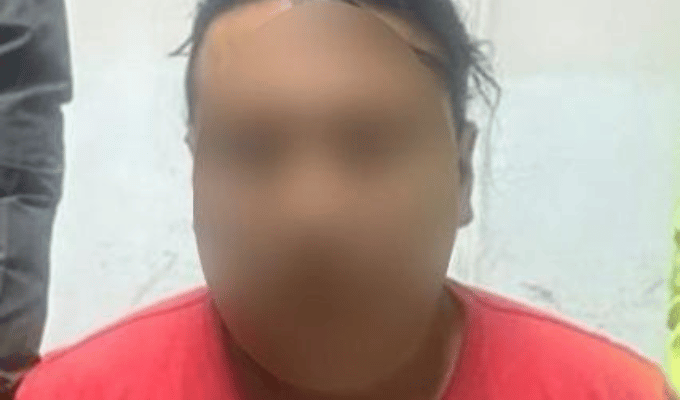 Intentó huir, pero lo atraparon con todo y carro robado